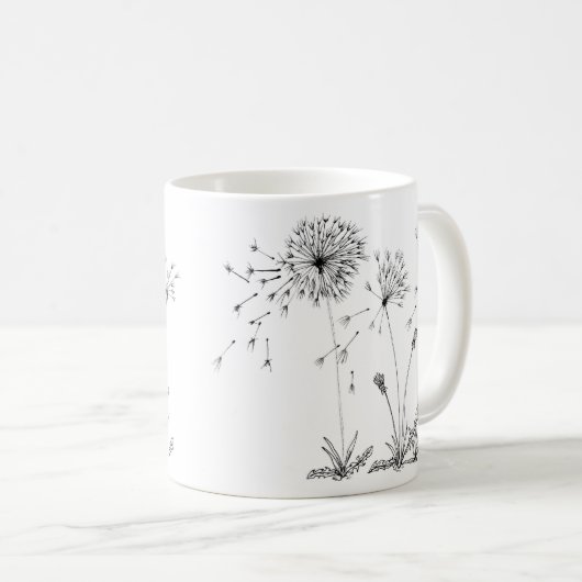 Dandelions Koffiemok (Voorkant rechts)