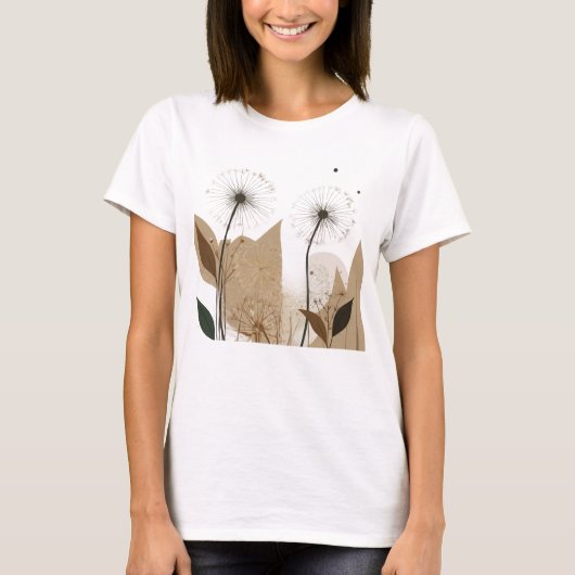 dandelions matisse style t-shirt (Voorkant)