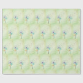 Dandelions met Muzieknoten Cadeaupapier (Vlak)