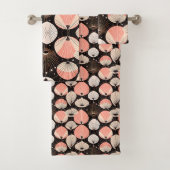 Dandelions -Mid-century- Retro Modern Design Bad Handdoek (Insitu)