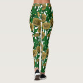 Dandelions op wit leggings (Achterkant)
