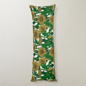 Dandelions op wit lichaamskussen (Achterkant (Verticaal))