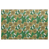 Dandelions op wit stof (Yard (91,4 cm))
