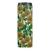 Dandelions op witte thermische droogtrommel thermosbeker (Achterkant)