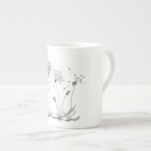 Dandelions Porselein Kop (Voorkant rechts)