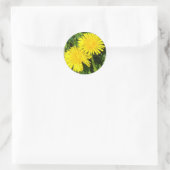 Dandelions Ronde Sticker (Tas)