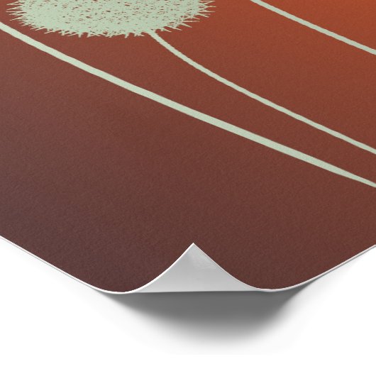 Dandelions Serenity Prayer  Poster (Hoek)