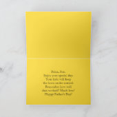 Dandelions Son Happy Vaderdag Kaart (Binnen)