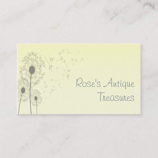 Dandelions Visitekaartje (Voorkant)