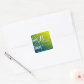 Dandelions Vrijgezellenfeest Vierkante Sticker (Envelop)