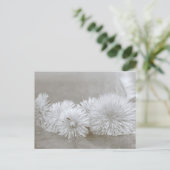 Dandelions zwart-wit Briefkaart (Staand voorkant)