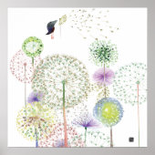 DANDELIONSBIRD POSTER (Voorkant)