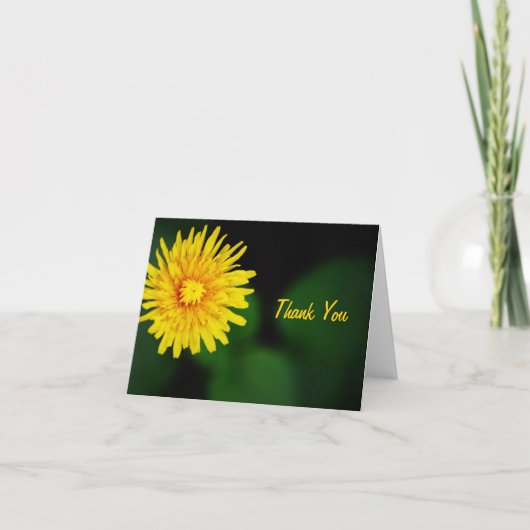 Dandelionventilator Dank je Kaart (Voorkant)