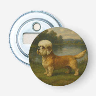 Dandi Dinmont Terrier Button Flesopener