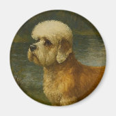 Dandi Dinmont Terrier Magneet (Voorkant)