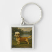 Dandi Dinmont Terrier Sleutelhanger (Voorkant)