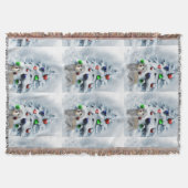 Dandie Dinmont Kerstmis Deken (Voorkant)