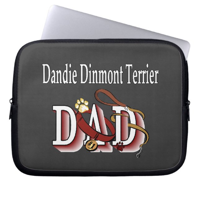 Dandie Dinmont Terrier DAD Laptop Sleeve (Voorkant)