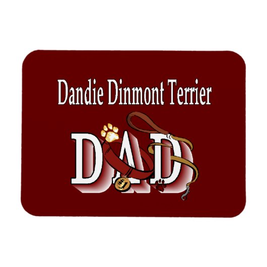 Dandie Dinmont Terrier DAD Magneet (Horizontaal)