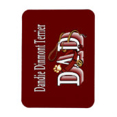 Dandie Dinmont Terrier DAD Magneet (Verticaal)