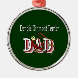 Dandie Dinmont Terrier DAD Metalen Ornament