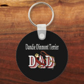 Dandie Dinmont Terrier DAD Sleutelhanger (Voorkant)
