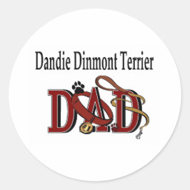 Dandie Dinmont Terrier Dad Sticker
