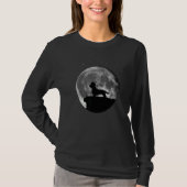 Dandie Dinmont Terrier Dog Moon T-shirt (Voorkant)