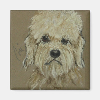 Dandie Dinmont Terrier Hond Art Magnet