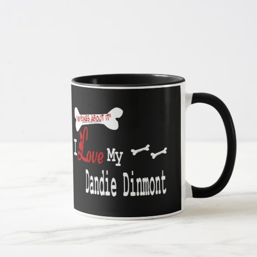 Dandie Dinmont Terrier (I Love) Mok (Rechts)