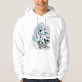 Dandie Dinmont Terrier Kerstmis Hoodie