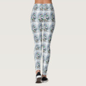 Dandie Dinmont Terrier Kerstmis Leggings (Achterkant)