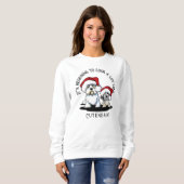 Dandie Dinmont Terrier Kerstshirt Trui (Voorkant volledig)