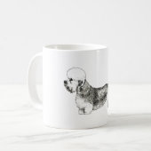 Dandie Dinmont Terrier Koffiemok (Voorkant links)