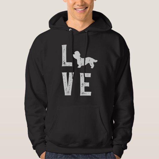 Dandie Dinmont Terrier Love  1 Hoodie (Voorkant)