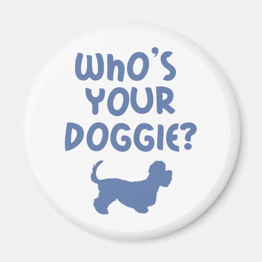Dandie Dinmont Terrier Magneet (Voorkant)