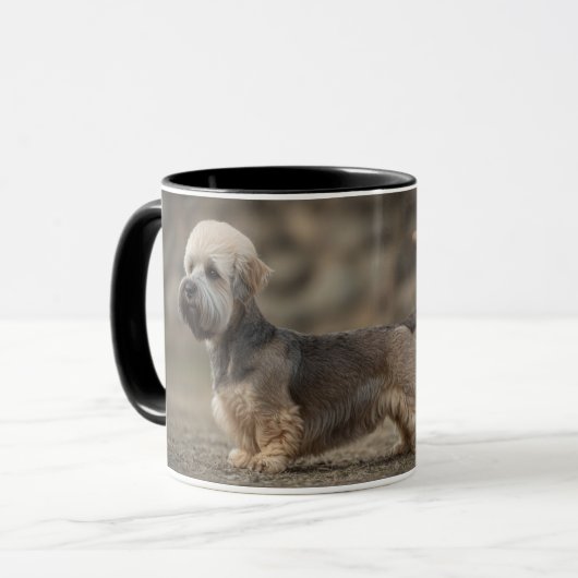 Dandie Dinmont Terrier Mok (Voorkant links)