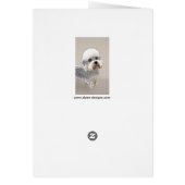 Dandie Dinmont Terrier Painting Original Dog Art (Achterkant)