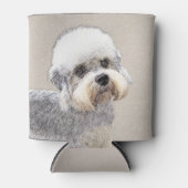 Dandie Dinmont Terrier Painting Original Dog Art Blikjeskoeler (Voorkant)