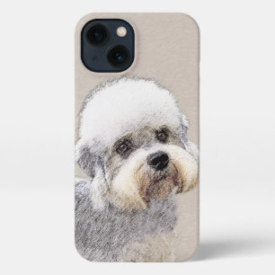 Dandie Dinmont Terrier Painting Original Dog Art iPhone 13 Hoesje
