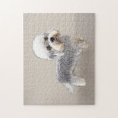 Dandie Dinmont Terrier Painting Original Dog Art Legpuzzel (Verticaal)