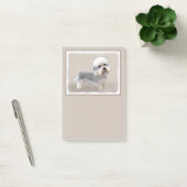 Dandie Dinmont Terrier Painting Original Dog Art Post-it® Notes (Kantoor)