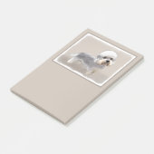 Dandie Dinmont Terrier Painting Original Dog Art Post-it® Notes (Schuin)