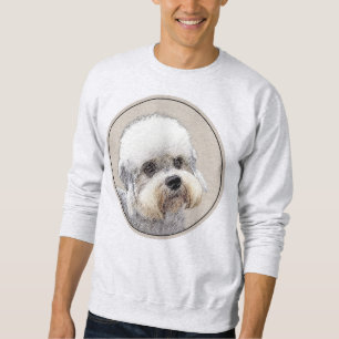 Dandie Dinmont Terrier Schilderij Originele Honden Trui