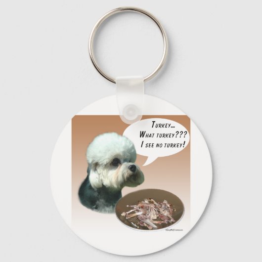 Dandie Dinmont Terrier Turkije Sleutelhanger (Voorkant)