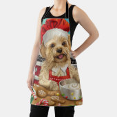 Dandie Dinmont Terrier Vakantie Bakken: Kerstmis Schort (Insitu)