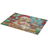 Dandie Dinmont Terrier Vakantie Bakken: Kerstmis Snijplank (Hoek)