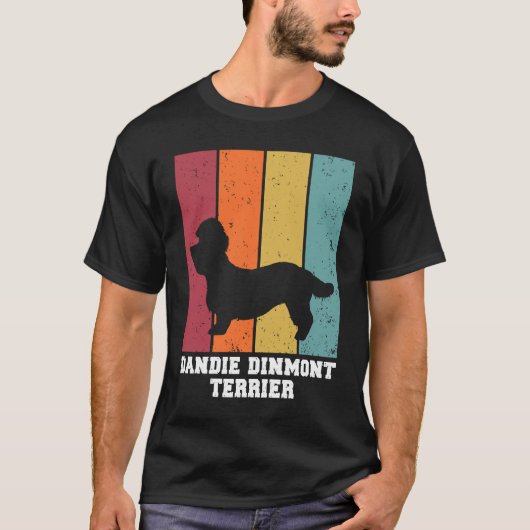 Dandie Dinmont Terrier Vintage 1 T-shirt (Voorkant)