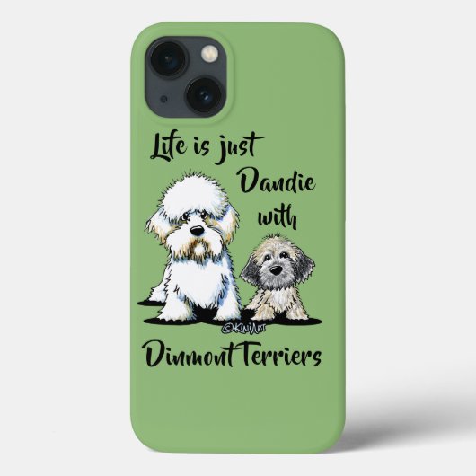 Dandie Dinmont Terriers Case-Mate iPhone Case (Achterkant)