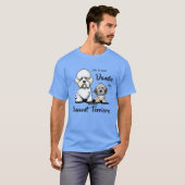 Dandie Dinmont Terriers T-Shirt (Voorkant volledig)
